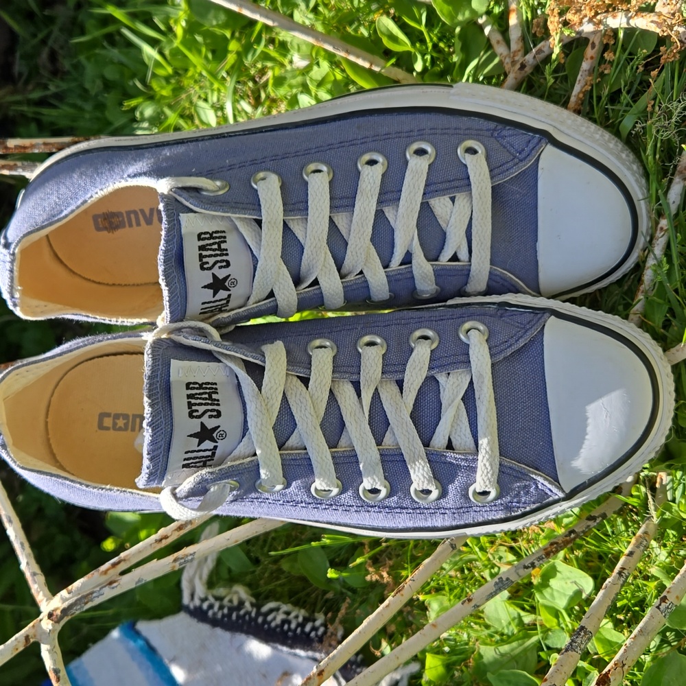 Converse ALL STAR Custom Chuck Taylor VIOLET NWOT Unisex. (BIN 006) - Picture 6 of 12
